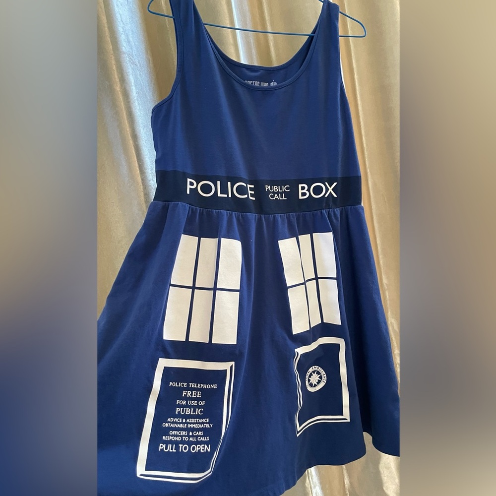 SOLD ❌ Doctor Who Blue Tank Mini Dress [ Her Universe ]